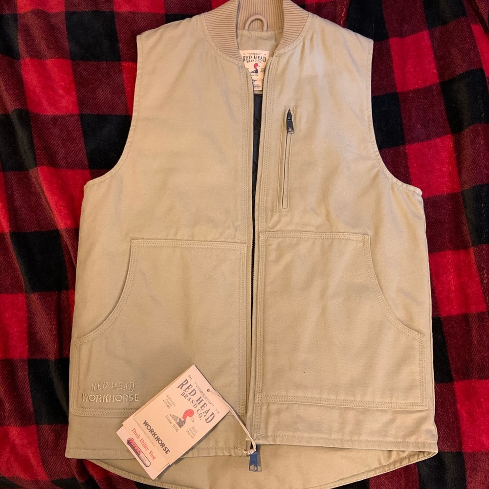 RedHead Workhorse Duck Vest for Men NWT